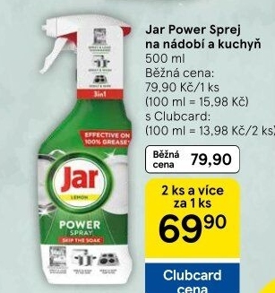 Čistič ve spreji 3v1 Power Jar