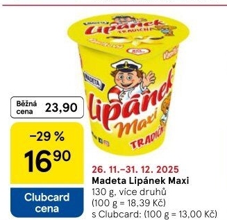Dezert Lipánek Madeta