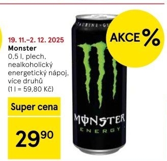 Energetický nápoj Monster Energy