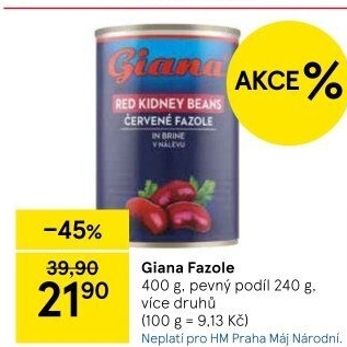 Fazole Giana