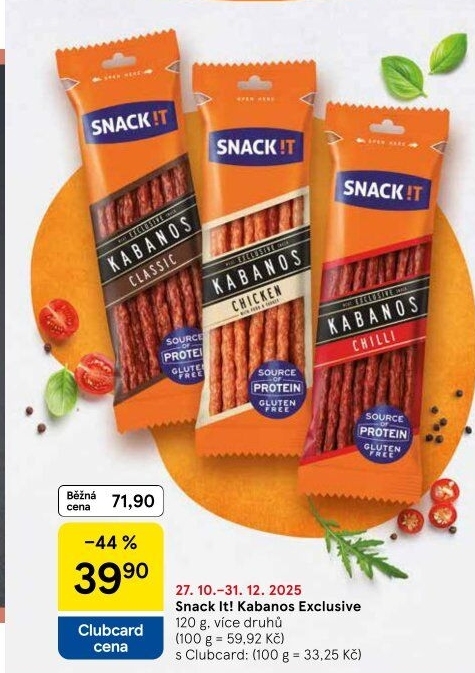 Kabanos Exclusive Snack !t Tarczyński