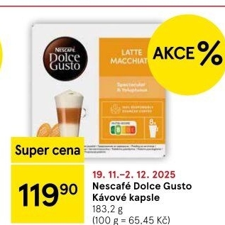 Kapsle Dolce Gusto Nescafé