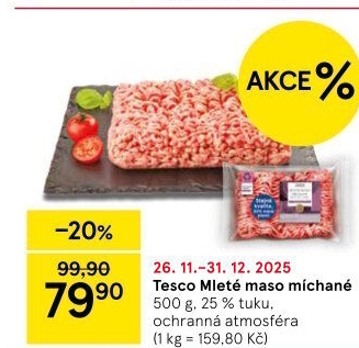 Mleté maso mix Tesco