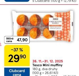 Muffiny mini Tesco