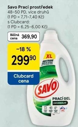 Prací prostředky Savo