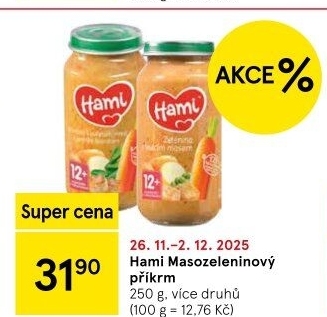 Příkrm masozeleninový Hami