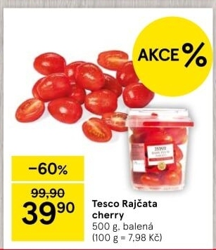 Rajčata cherry Tesco