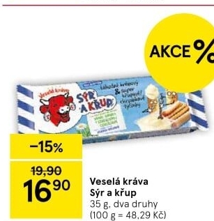 Sýr a křup Veselá kráva