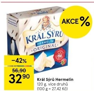 Sýr Hermelín Král sýrů