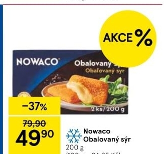 Sýr obalovaný mražený Nowaco