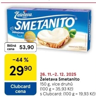 Sýr tavený Smetanito Želetava