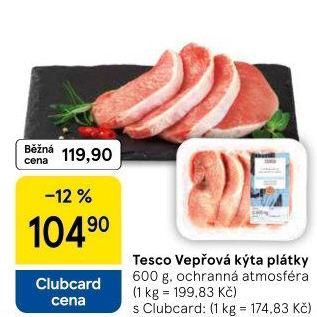 Vepřová kýta bez kosti Tesco