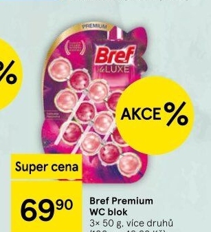 WC blok tuhý Premium Bref