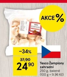 Žampiony zahradní Tesco