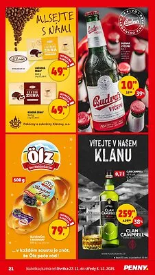 akční leták Penny Market 27.11.2025-3.12.2025
