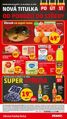 akční leták Penny Market 27.11.2025-3.12.2025