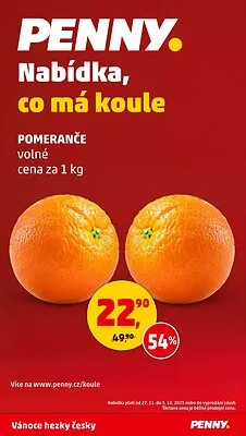 akční leták Penny Market 27.11.2025-3.12.2025