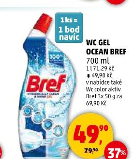 Čistič WC gelový Pro Nature Bref