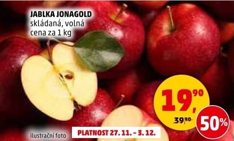 Jablka Jonagold