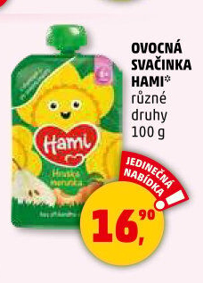 Kapsička svačinka ovocná Hami