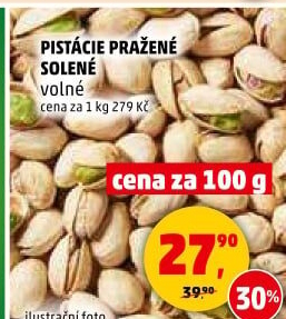 Pražené pistácie