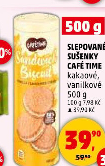 Sušenky slepované Café time