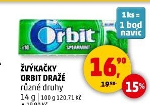 Žvýkačky Orbit