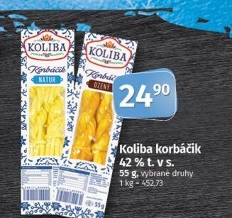 Sýr korbáčik Koliba Bystřice pod Hostýnem
