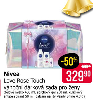 Dárková kazeta Love Rose Touch NIvea