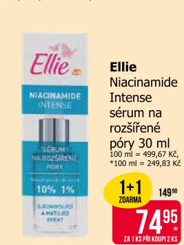 Ellie sérum 30ml niacinamid a zinek