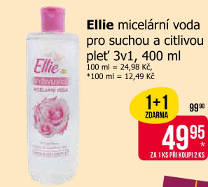 Micelární voda Ellie