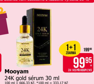Sérum 24K gold Mooyam