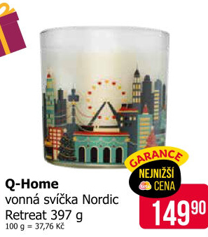 Svíčka vonná Q Home