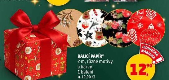Balicí papír vánoční