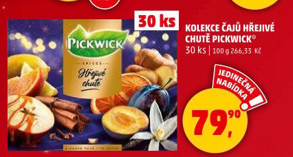 Kolekce čajů hřejivé chutě Pickwick
