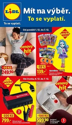 akční leták Lidl 1.12.2025-7.12.2025