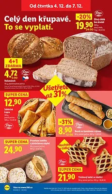 akční leták Lidl 4.12.2025-7.12.2025