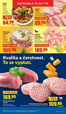 akční leták Lidl 4.12.2025-7.12.2025