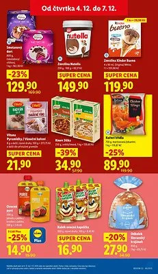 akční leták Lidl 4.12.2025-7.12.2025