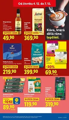 akční leták Lidl 4.12.2025-7.12.2025