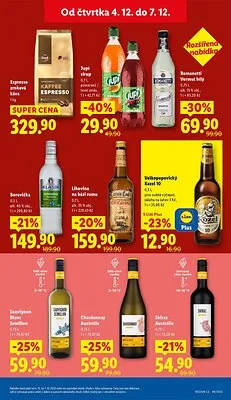akční leták Lidl 4.12.2025-7.12.2025