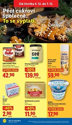 akční leták Lidl 4.12.2025-7.12.2025