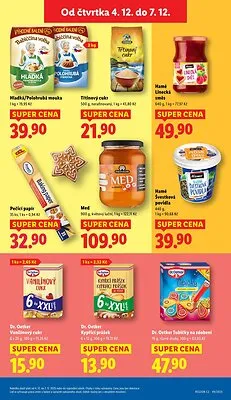 akční leták Lidl 4.12.2025-7.12.2025