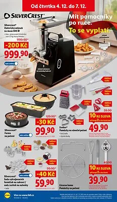 akční leták Lidl 4.12.2025-7.12.2025