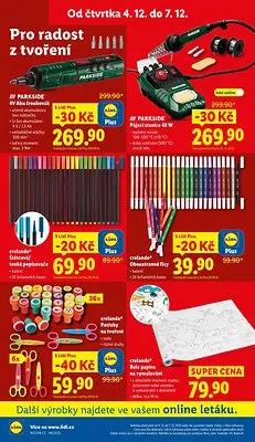 akční leták Lidl 4.12.2025-7.12.2025
