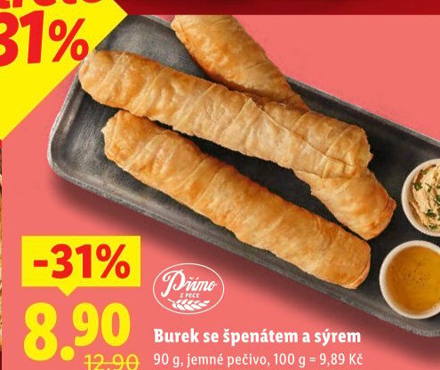 Burek se slanou náplní