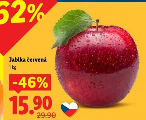 Jablka červená