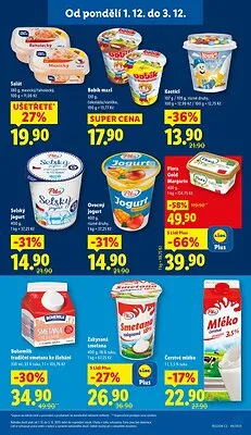 akční leták Lidl 1.12.2025-3.12.2025