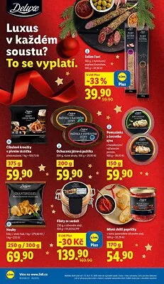 akční leták Lidl 1.12.2025-3.12.2025