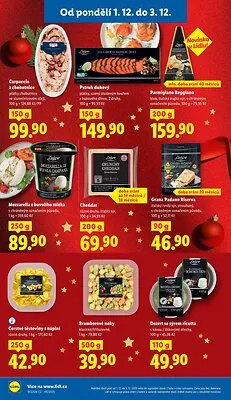 akční leták Lidl 1.12.2025-3.12.2025